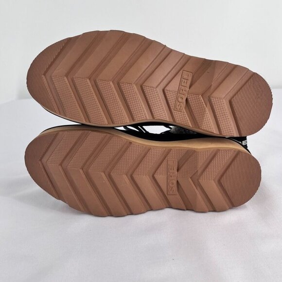 Sorel Women's Hi-Line Hiker Cozy Boot Size 6 in Black Faux Shearling Urban - Picture 10 of 13